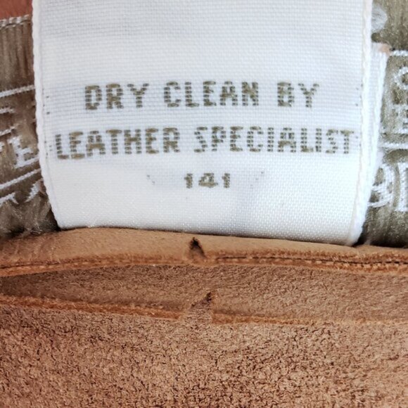 Vintage Banana Republic Safari Leather Suede Shirt Button-Up Casual sz M Unisex - Picture 9 of 11